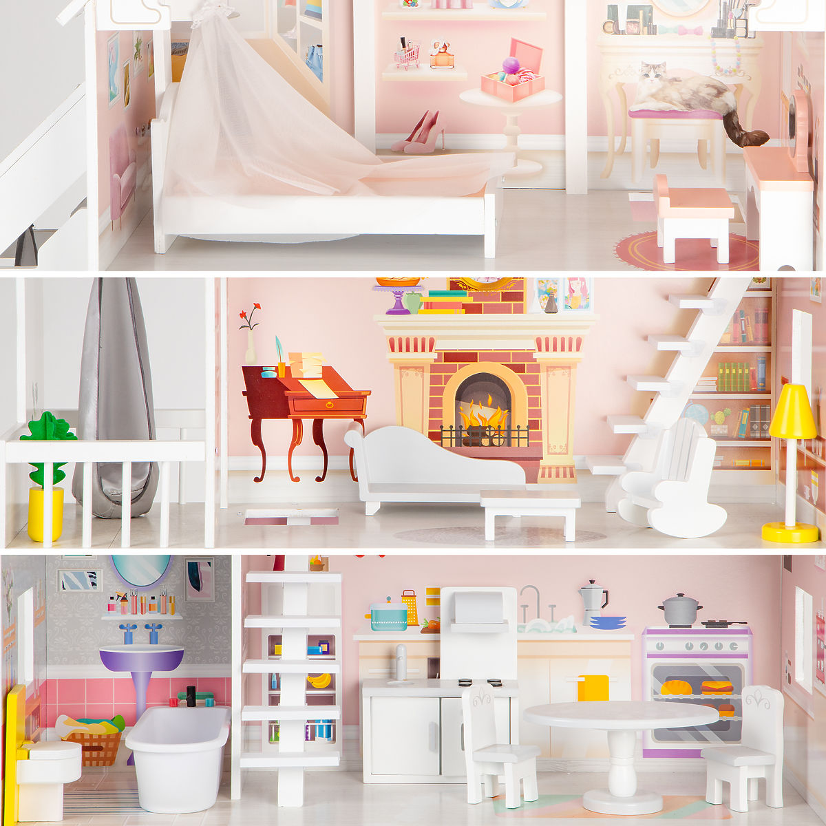 🎀 Doll Houses & Strollers