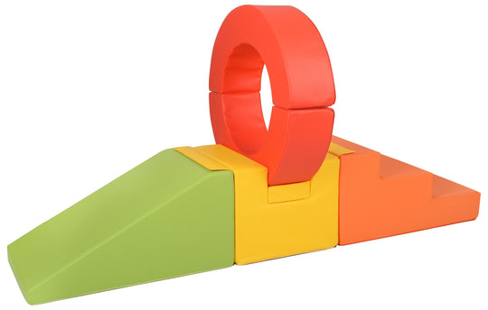 Hoop set of 7 large foam blocks