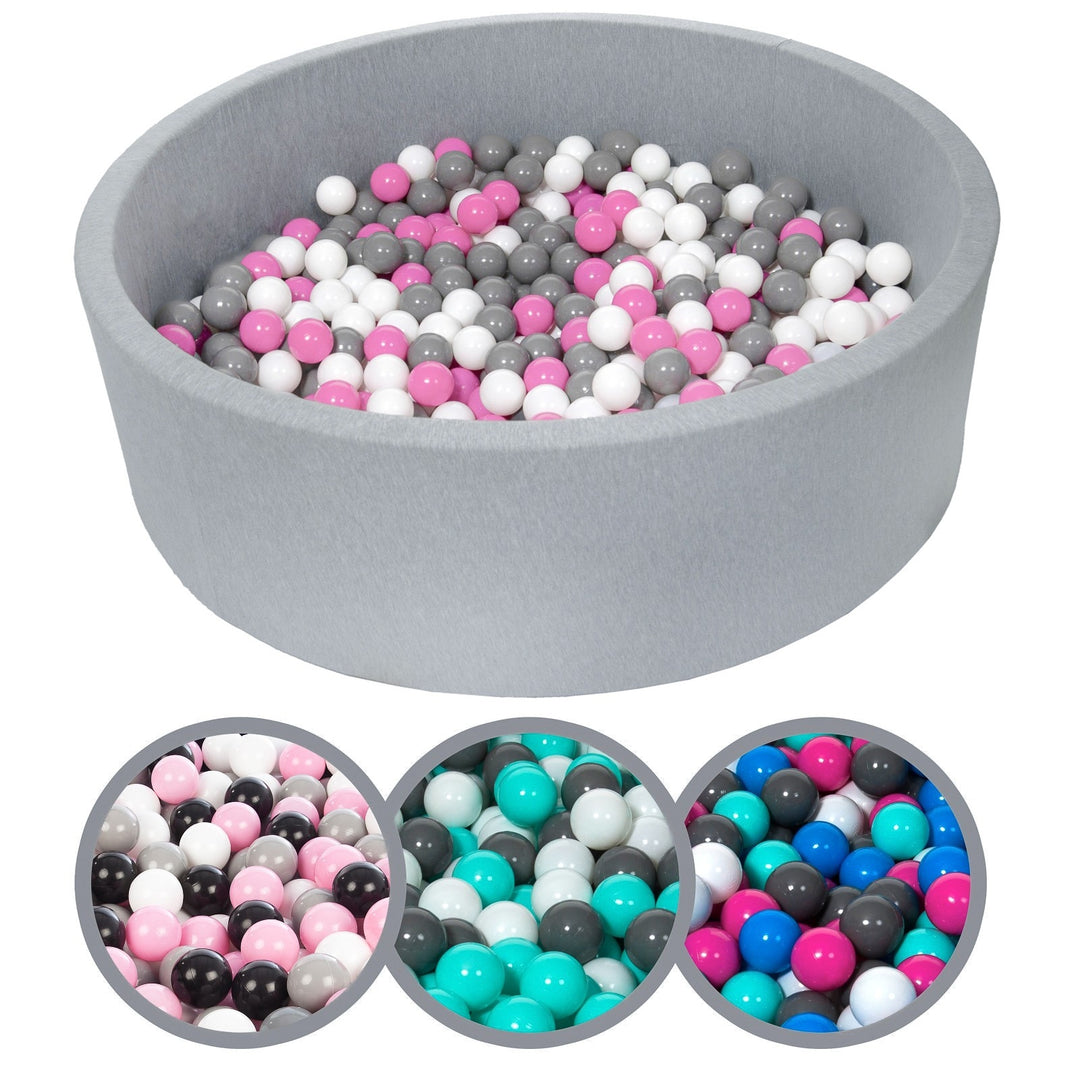 Soft Jersey ball pit with 600 balls, diameter 125 cm
