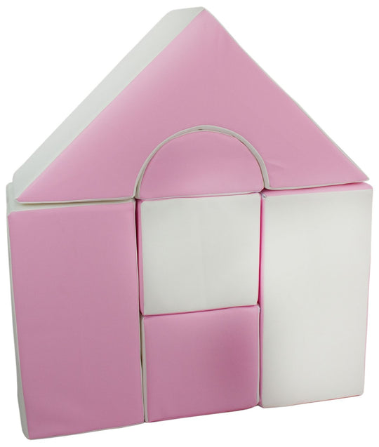 Mini castle set of 6 large foam blocks