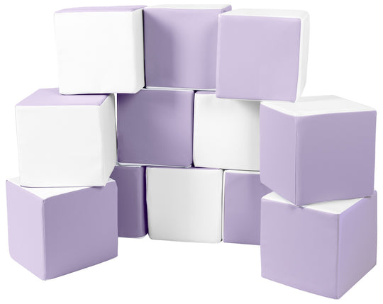 Soft Play Cubes, 12 building blocks for kids