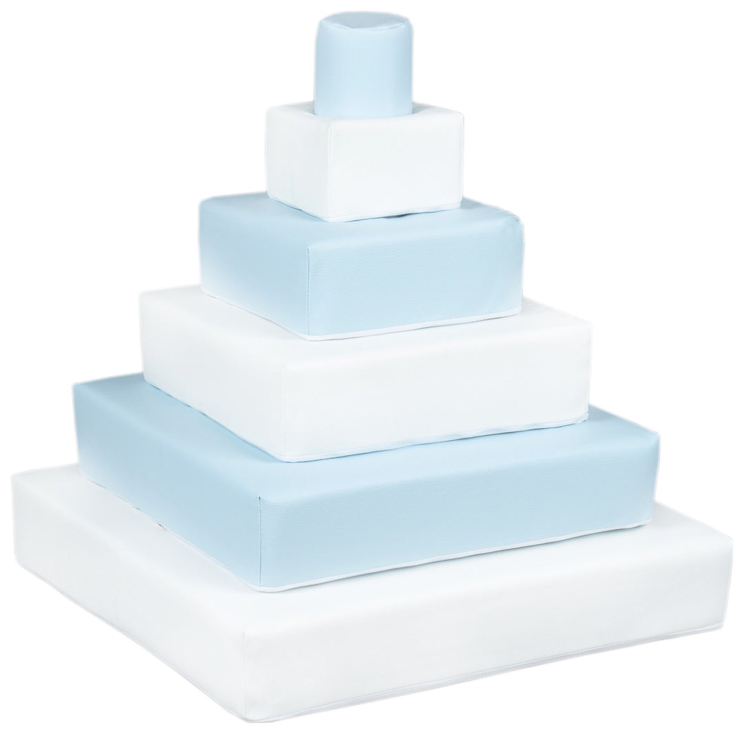 Pyramid set of 6 large foam blocks