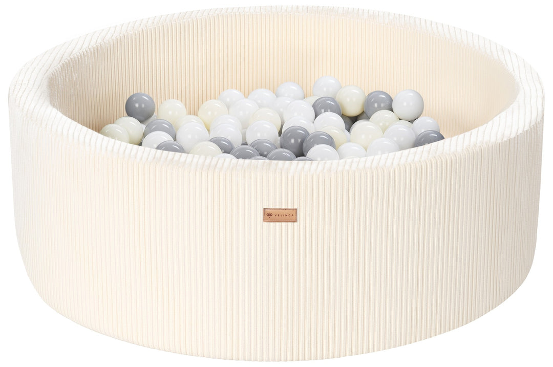 Ball pit + 200 balls, corduroy fabric