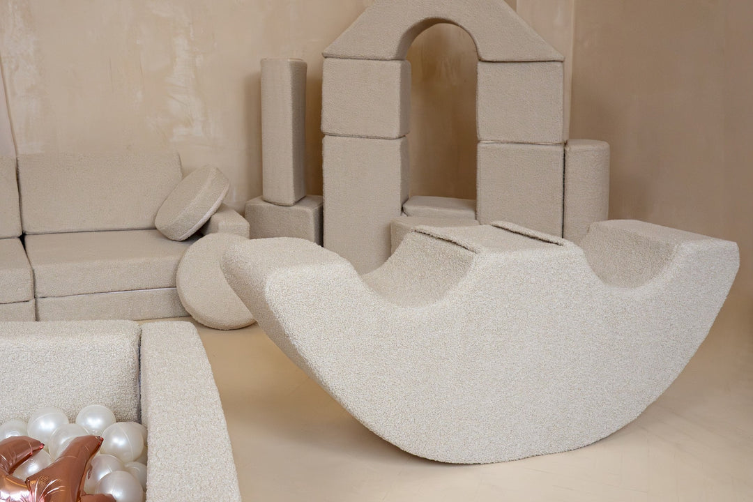 Duo Soft Play Rocker, bouclé