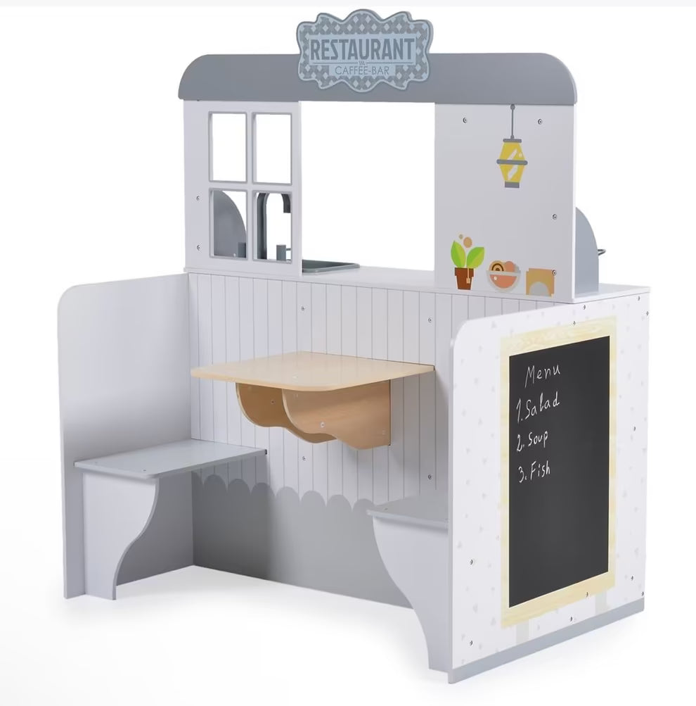 Houten Restaurant &amp; Keuken 2-in-1 