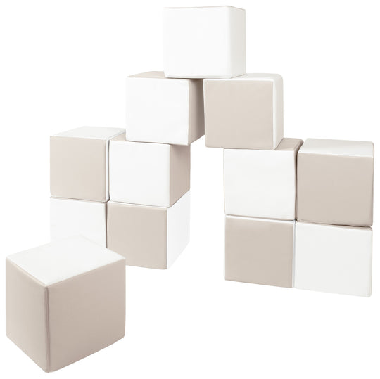 Soft Play Cubes, 12 building blocks for kids