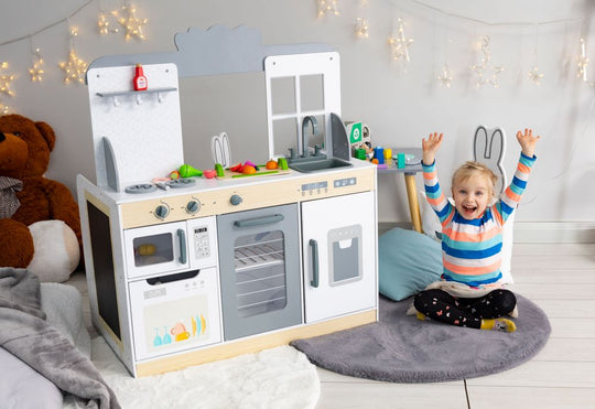 Houten Restaurant &amp; Keuken 2-in-1 