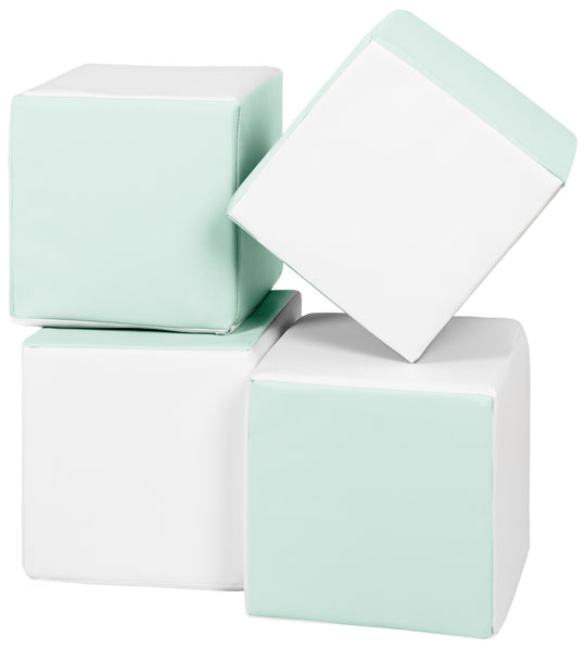 Soft Play Cubes, 4 building blocks for kids