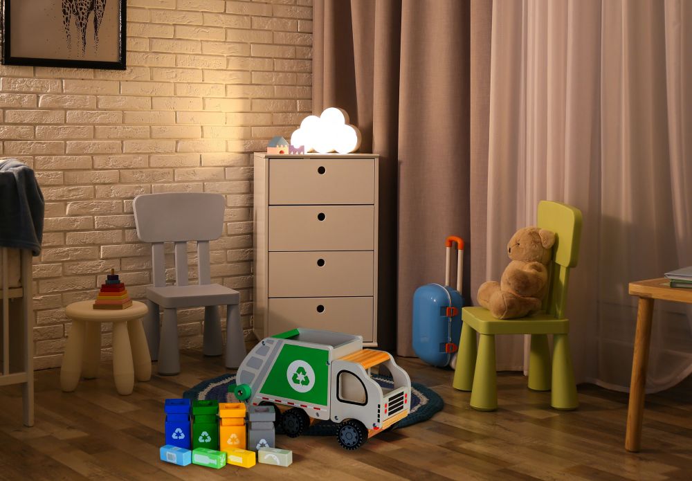Wooden Recycling Truck