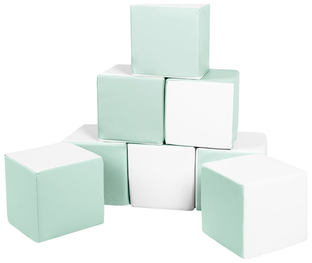 Soft Play Cubes, 8 building blocks for kids