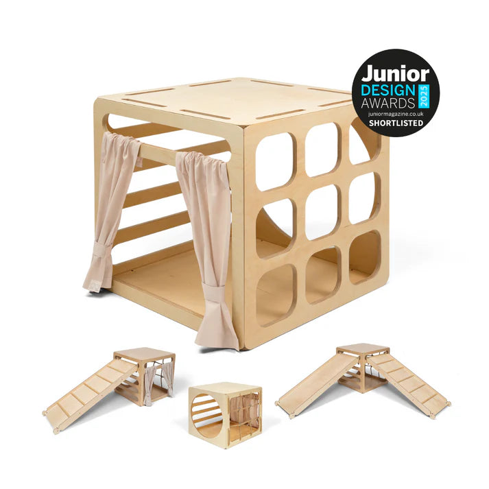 Ette Tete CUBITRI® Klimspeelkubus met houten raam