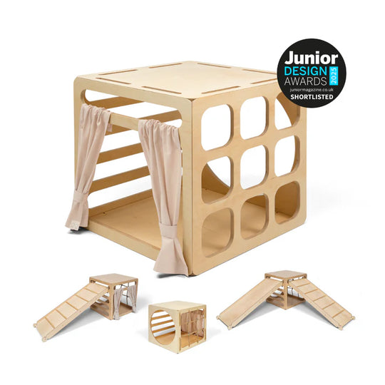 Ette Tete CUBITRI® Klimspeelkubus met houten raam