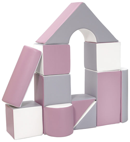 Castle set of 11 large foam blocks