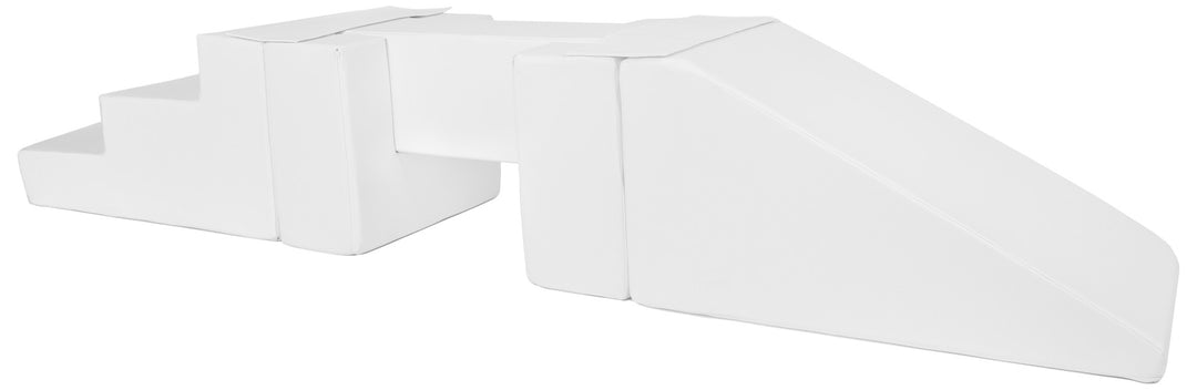Footbridge + slide set of 5 large foam blocks