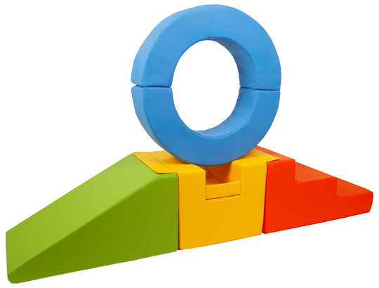 Hoop set of 7 large foam blocks