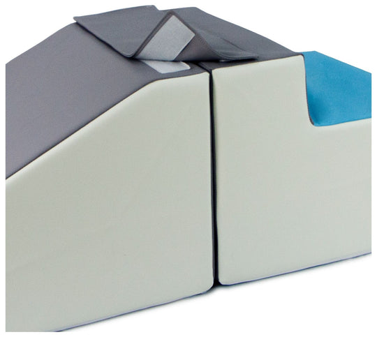 Slide + steps set of 2 large foam blocks