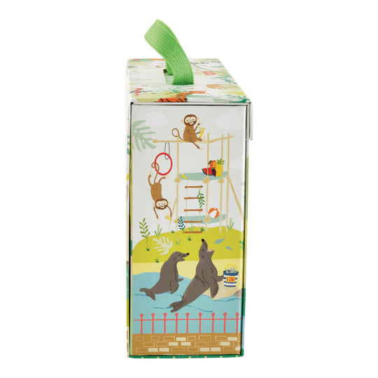 Playbox with Wooden Pieces - Jungle &amp; Zoo