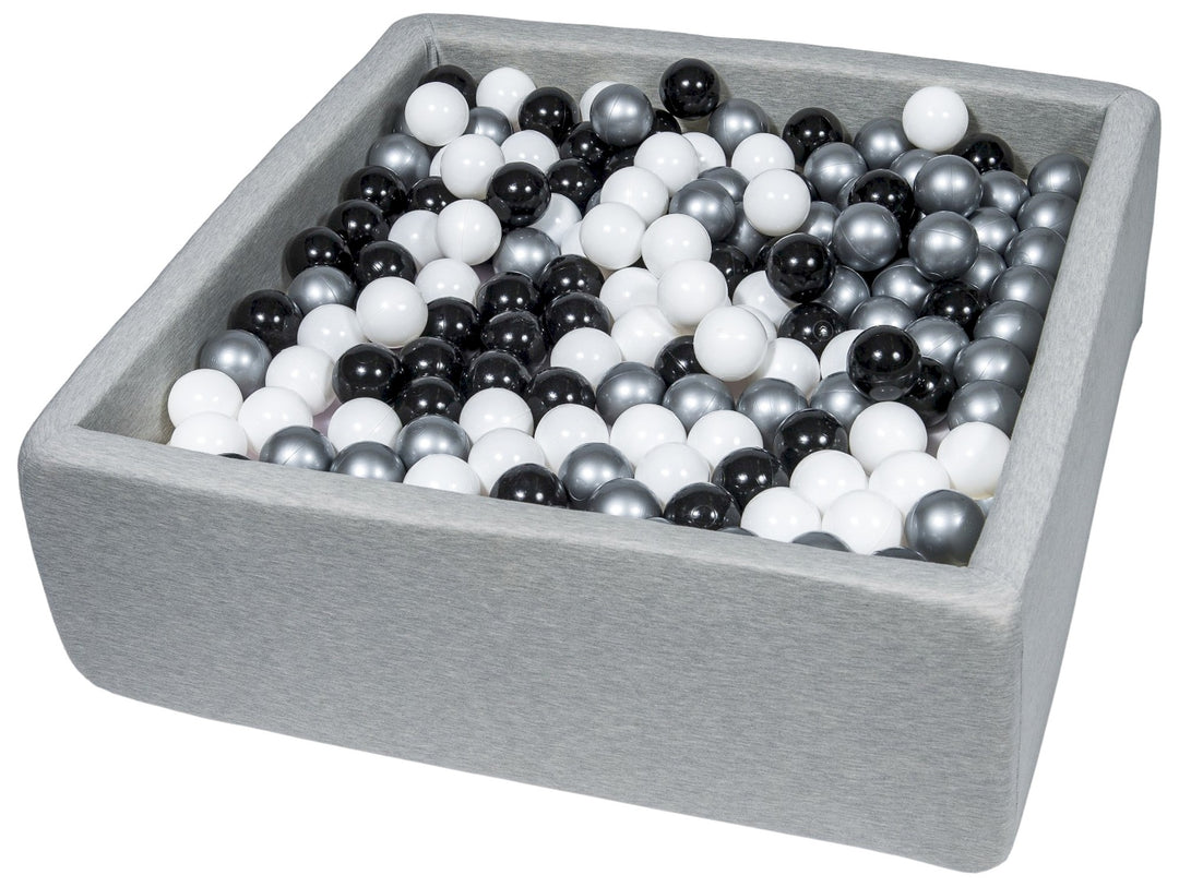 Soft Jersey ball pit with 450 balls, 90x90 cm