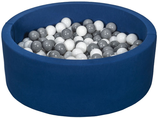Soft Jersey ball pit with 300 balls, navy