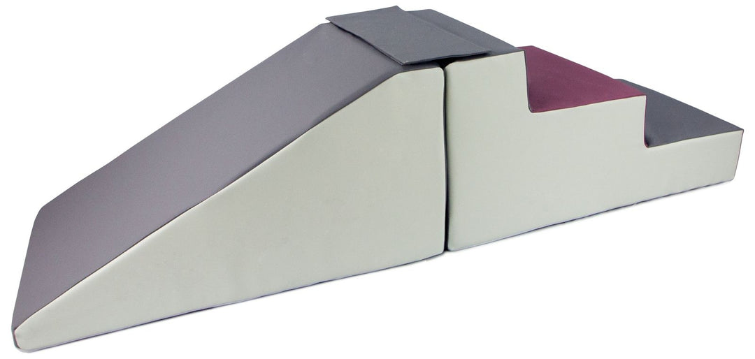 Slide + steps set of 2 large foam blocks