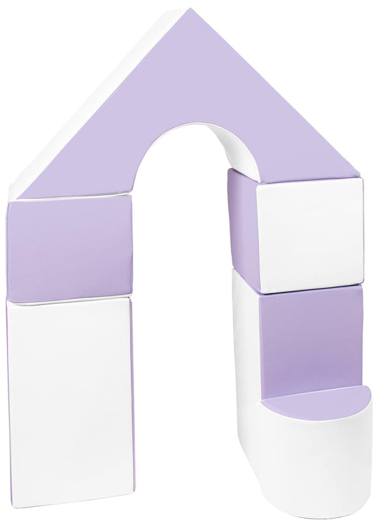 Mini castle set of 6 large foam blocks