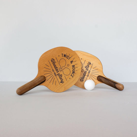 Twist &amp;amp; Bounce - Houten pingpong batjes paletjes