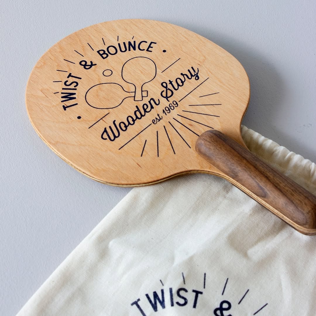 Twist &amp;amp; Bounce - Houten pingpong batjes paletjes