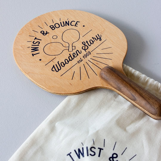 Twist &amp;amp; Bounce - Houten pingpong batjes paletjes