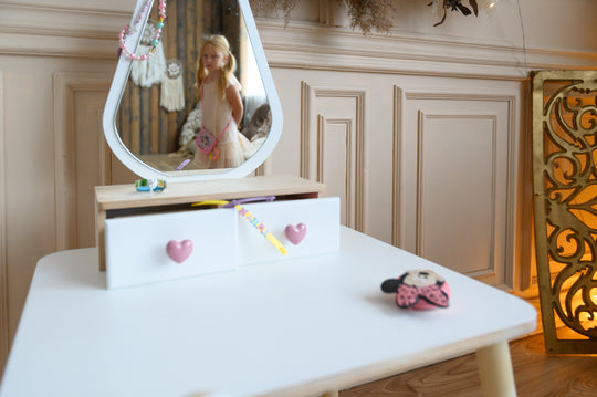 Princess Beauty Table with Mirror - Tulip