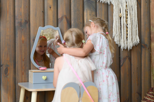 Princess Beauty Table with Mirror - Tulip