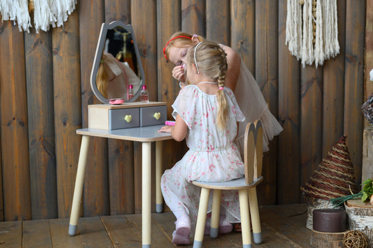 Princess Beauty Table with Mirror - Tulip