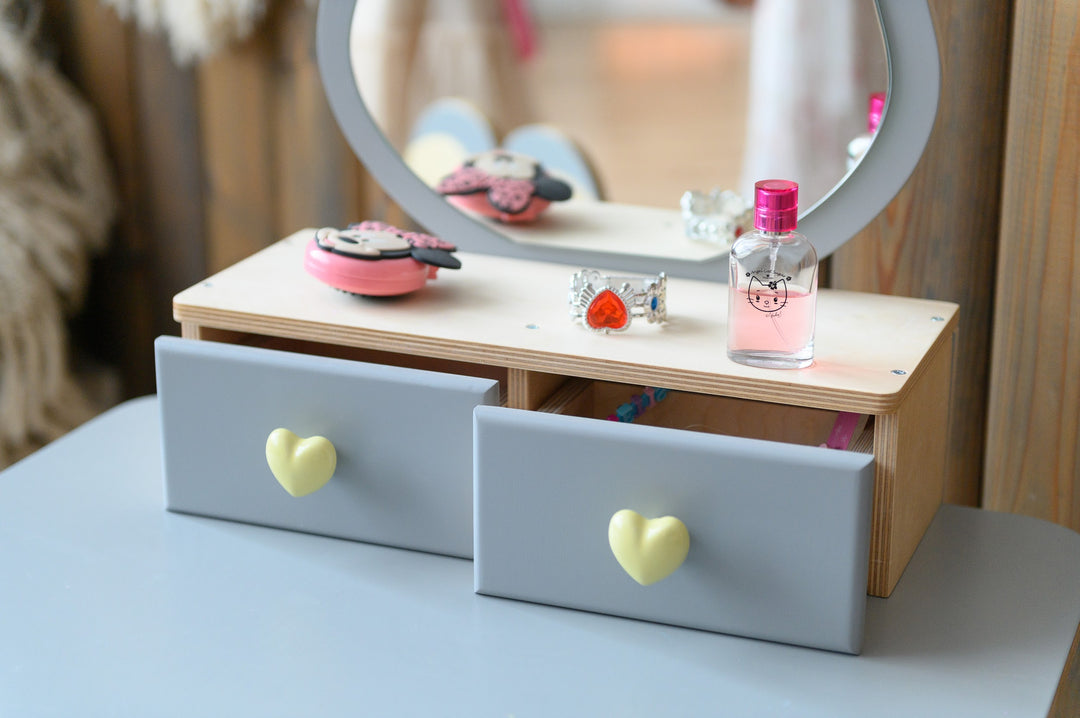 Princess Beauty Table with Mirror - Tulip