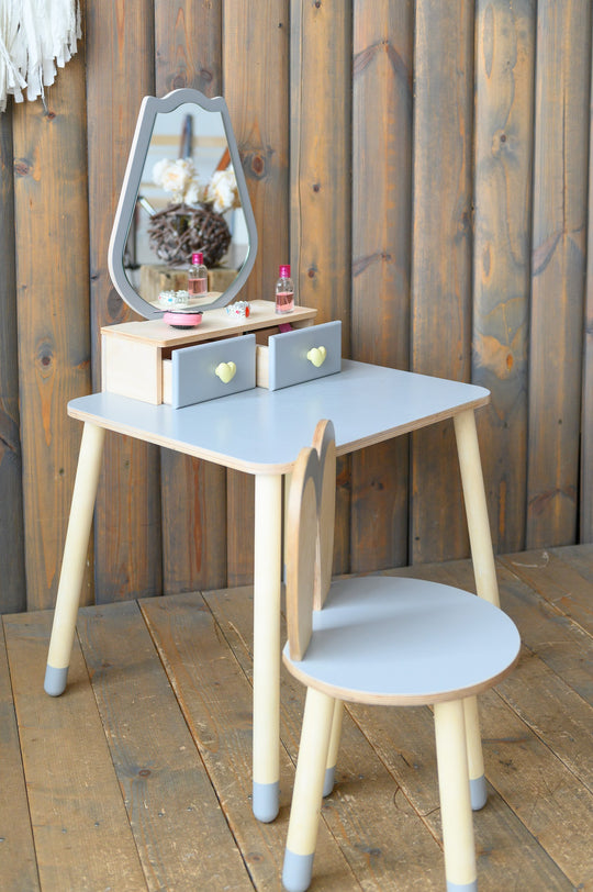 Princess Beauty Table with Mirror - Tulip