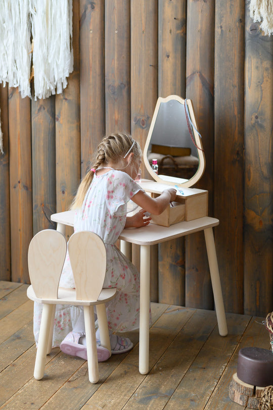 Princess Beauty Table with Mirror - Tulip