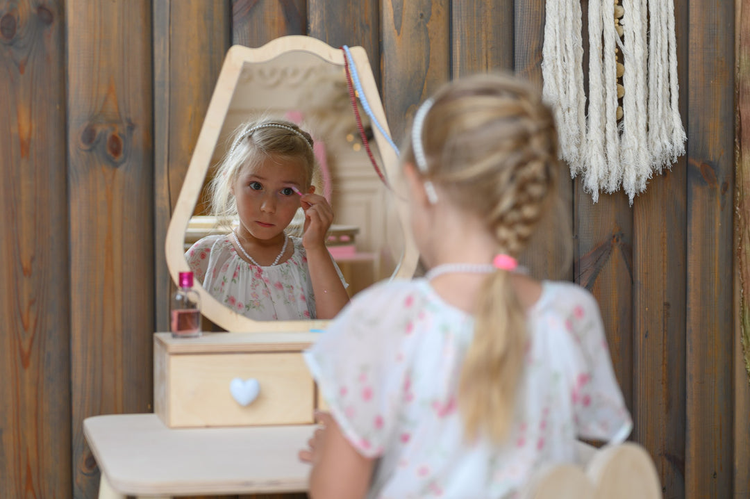 Princess Beauty Table with Mirror - Tulip