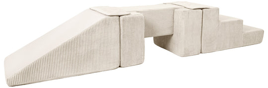 Footbridge + slide set of 5 large foam blocks