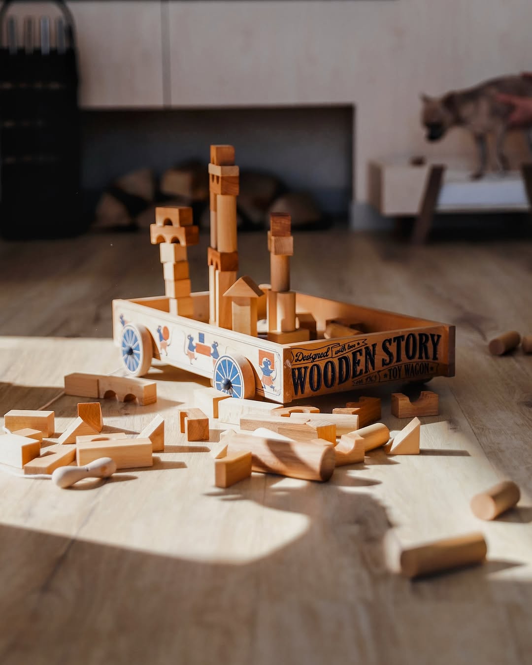 Wooden Story Wooden Wagon