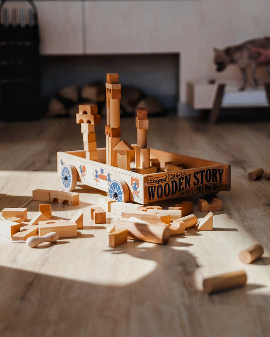 Wooden Story Wooden Wagon