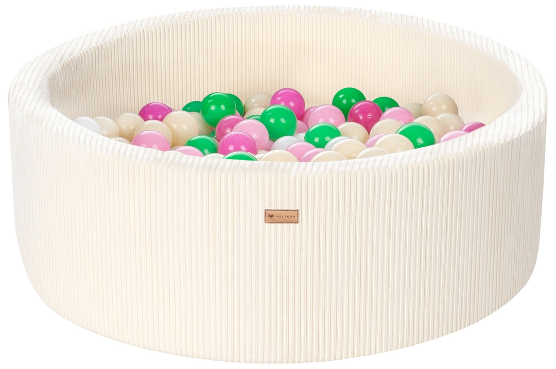 Ball pit + 200 balls, corduroy fabric