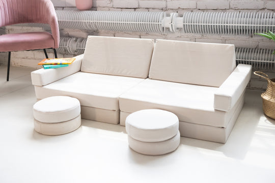 Modular kids sofa, foam blocks