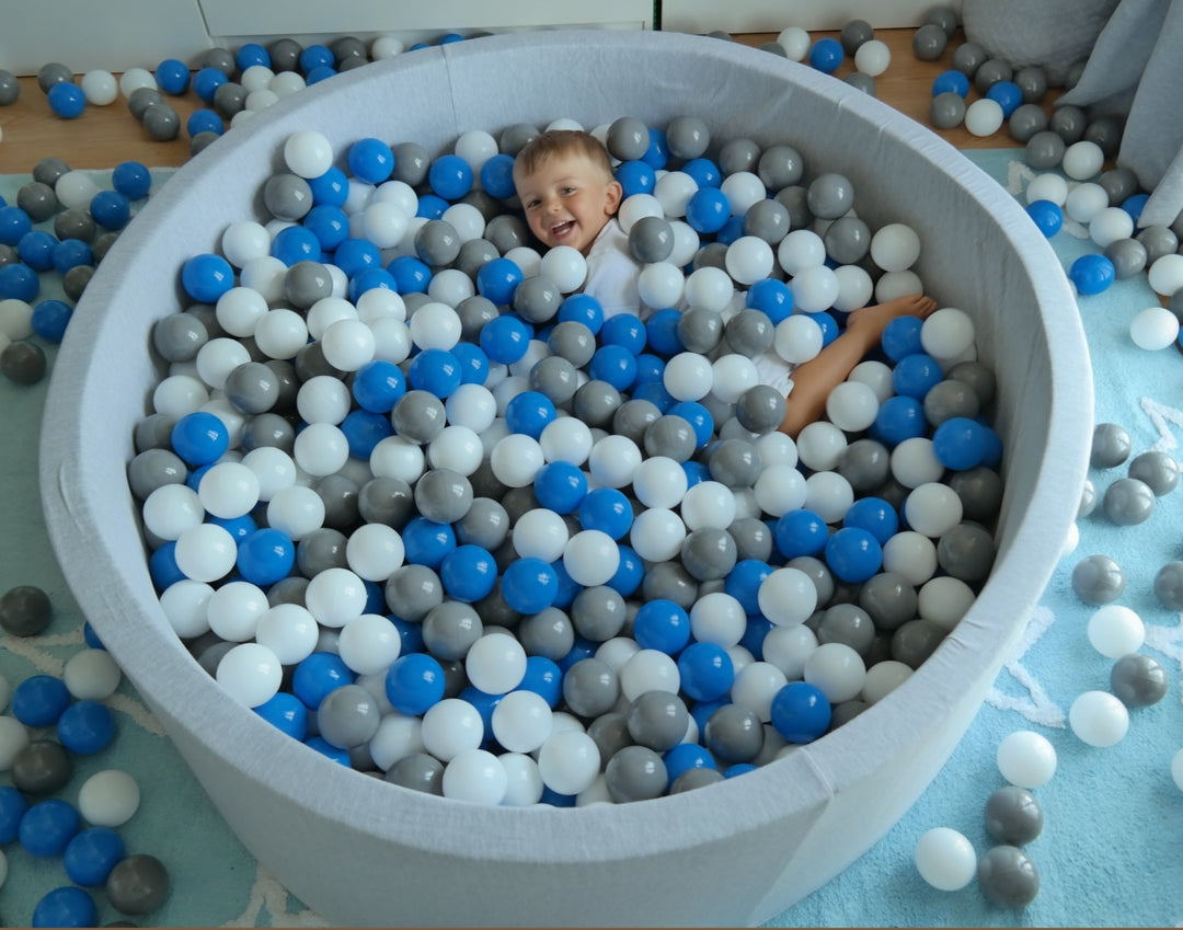 Soft Jersey ball pit with 1200 balls, diameter 125 cm