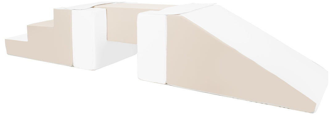 Footbridge + slide set of 5 large foam blocks