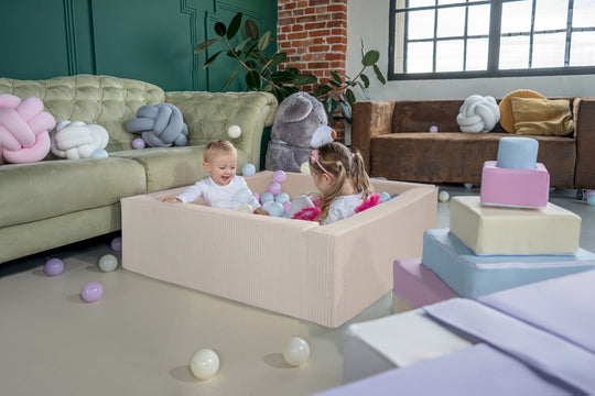 Soft play Corduroy ball pit, home ball pit, indoor, outdoor, ball pit + 300 balls