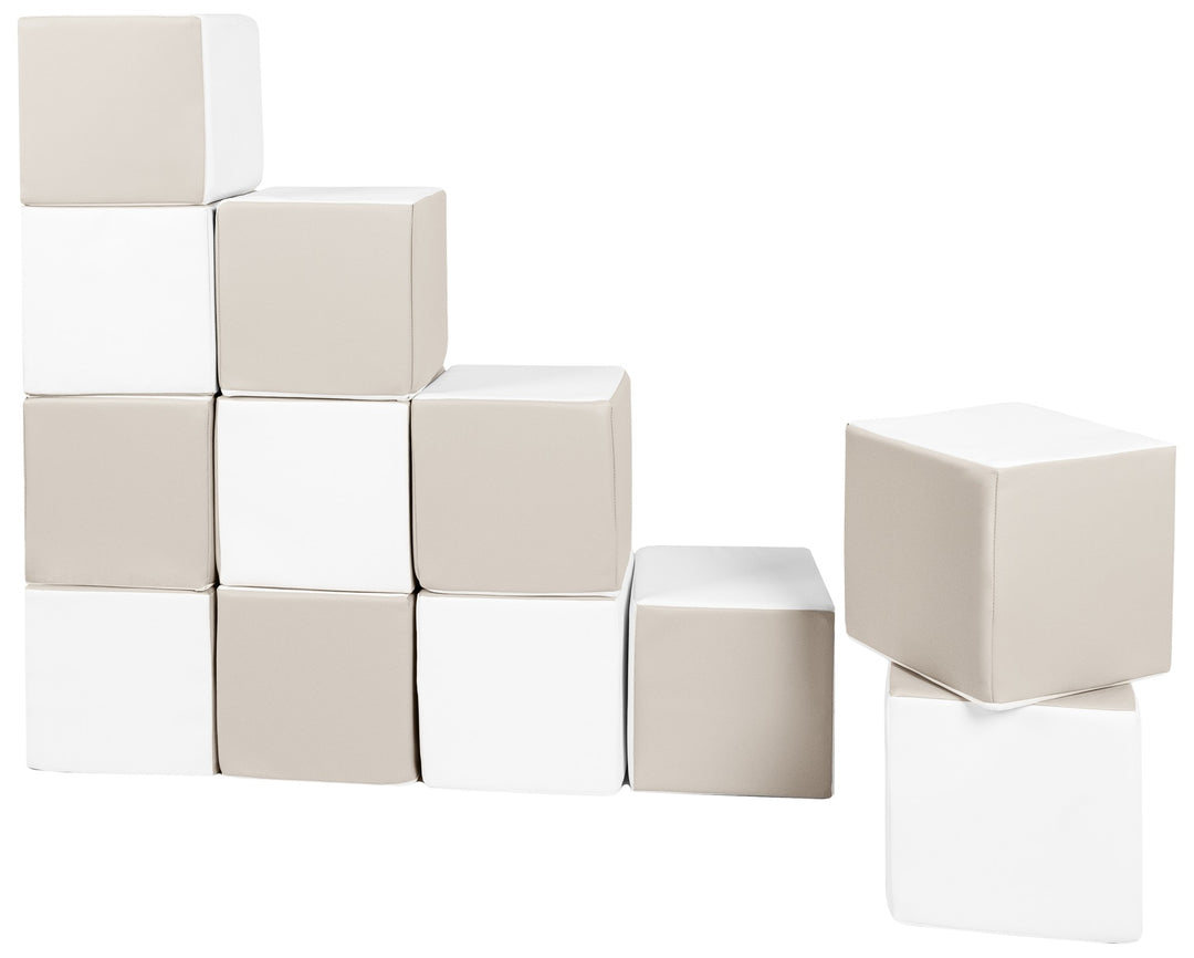 Soft Play Cubes, 12 building blocks for kids