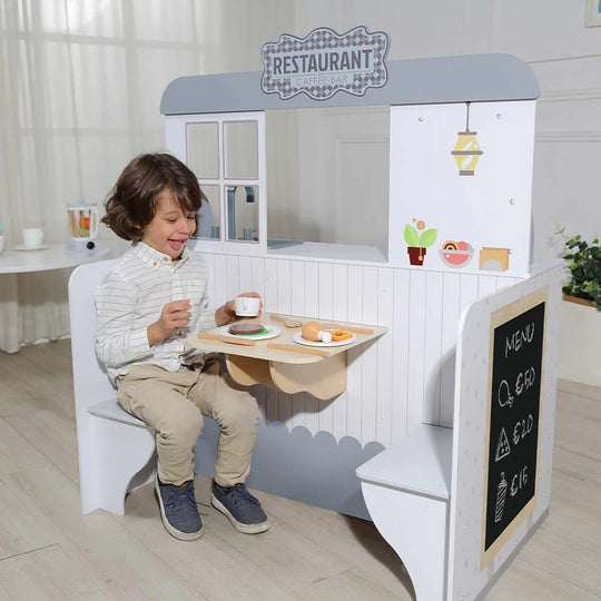 Houten Restaurant &amp; Keuken 2-in-1 