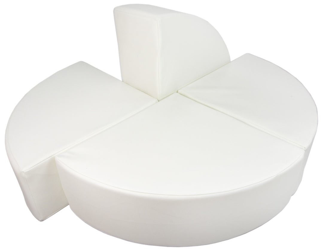 Wheel set of 4 large foam blocks