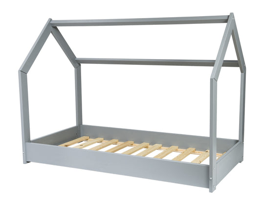 Wooden house bed 160x80cm + STANDARD mattress