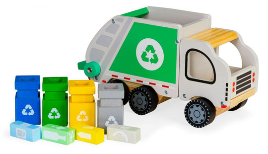 Wooden Recycling Truck