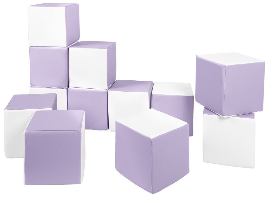 Soft Play Cubes, 12 building blocks for kids