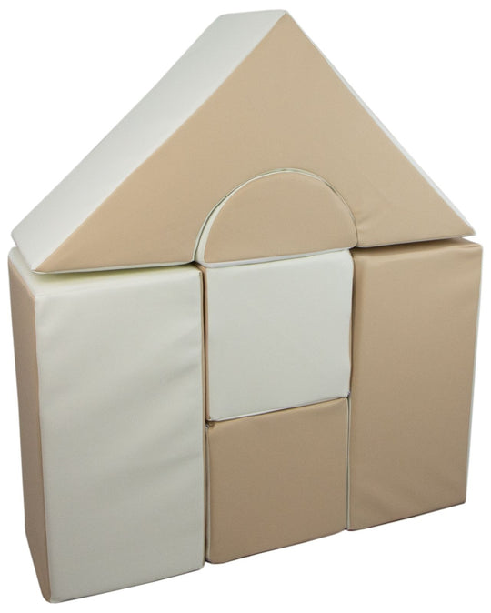 Mini castle set of 6 large foam blocks